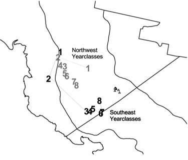 map of walleye pollock abundance