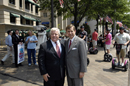 Deputy Secretary David A. Sampson poses for photos during celebration for National Tourism Week