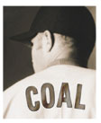 Coal printed on uniform