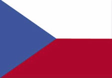 Flag of Czech Republic.
