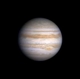 Jupiter's Great Red Spot in Cassini image