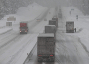 Interstate 84 in eastern Oregon.