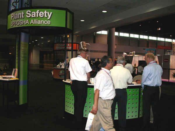 The joint SPI-OSHA Plant Safety Booth