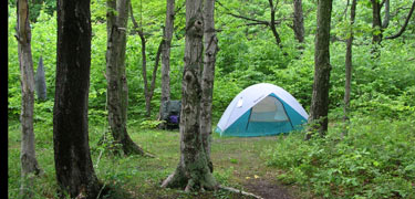 Camping on North Manitou Island
