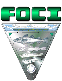 FOCI (Fisheries-Oceanography Coordinated Investigations) logo.