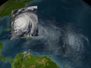 Hurricane Frances, September 3, 2004, Aqua Satellite