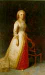 Portrait of Martha Washington by Gilbert Stuart.