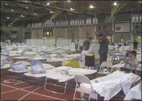 Hurricane Gustav Evacuation Center