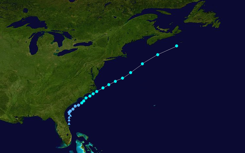 Tropical Storm Cristobal Track