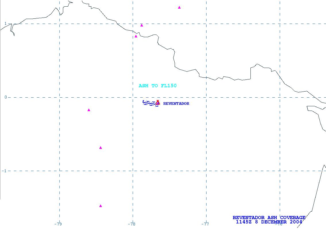 Graphic Map Depicting Ash