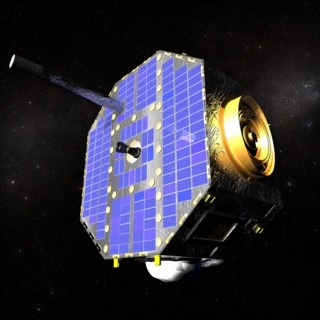 IBEX spacecraft with no alpha channel