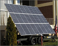 Photo of 1800 Watt transportable photovoltaic system power station for FEMA