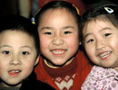 China. Group of children
