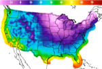 image of Gridded MOS min temperature guidance