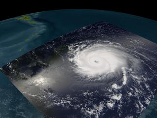  Hurricane Frances, August 28, 2004, Terra Satellite