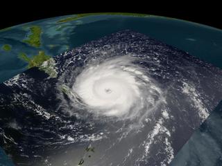  Hurricane Frances, August 31, 2004, Terra Satellite 