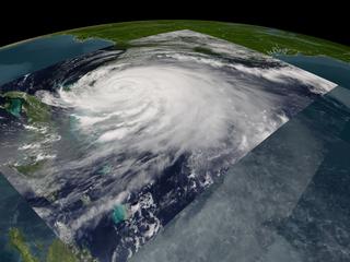  Hurricane Frances, September 4, 2004, Terra Satellite