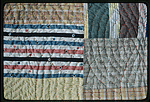 Strip quilt, detail