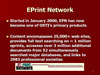 Slide: EPrint Network