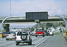 variable highway message signs