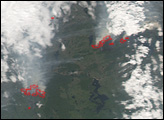 Thumbnail of Fires in Eastern Canada