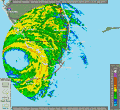 Radar loop of Wilma crossing South Florida