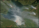 Thumbnail of Fires in Central Canada