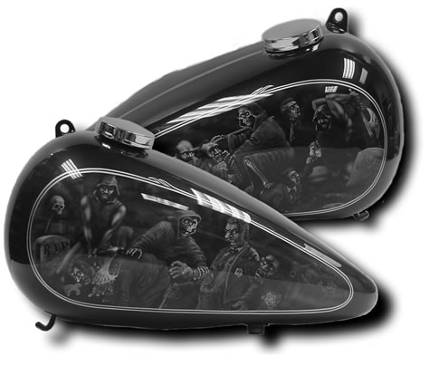 motorcycle gas tanks