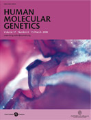 Human Mol Genetics Cover