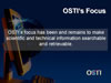 OSTI's Focus. Link to larger image. 