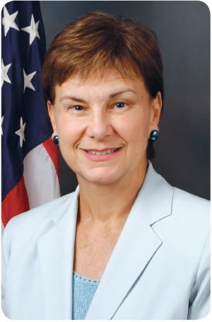 Official photo of Janet Woodcock, M.D., FDA's Deputy Commissioner for Scientific and Medical Programs and Chief Medical Officer.