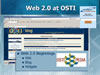 Web 2.0 at OSTI. Link to larger image. 