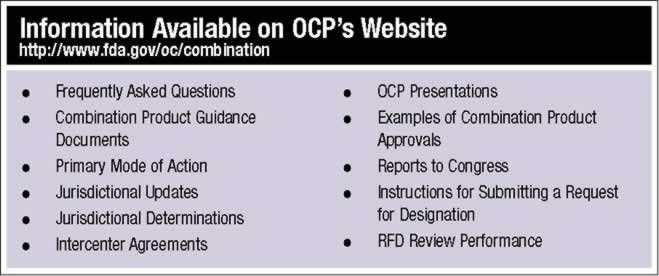 Information Available on OCP's Website