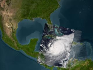 Hurricane Ivan, September 11, 2004, Terra Satellite