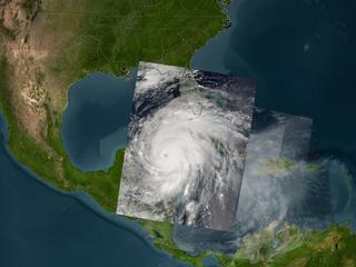 Hurricane Ivan, September 13, 2004, Terra Satellite