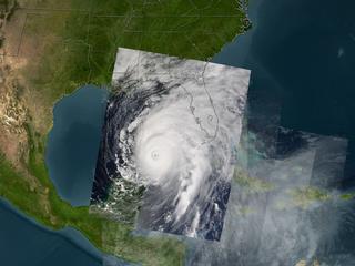Hurricane Ivan, September 14, 2004, Terra Satellite