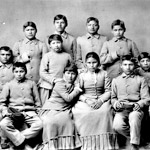 Chiricahua Apaches four months after arriving at Carlisle
