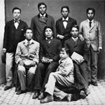 Group of Indian boys, from Dakota territory…