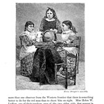 Indian Girls at Hampton. 1882