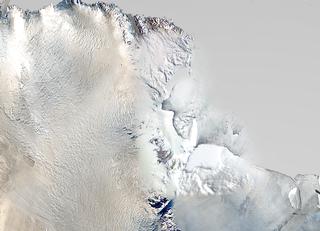 Wide view of Victoria Land, Antarctica