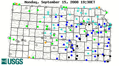 Streamflow conditions map