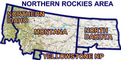 (Graphic) Map of Northern Rockies Geographic Area - click for larger image