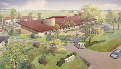 Artist's conceptual drawing of the south IEIDM facility to be constructed in Stratford, WI.