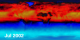 This animation shows the monthly average total-sky net
radiant flux from CERES for July 2002 through June 2004.