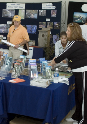 Photo of the exhibits at Wild Things