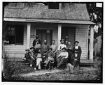 Group at Headquarters Provost Marshall Department, in front of Petersburg, August, 1864