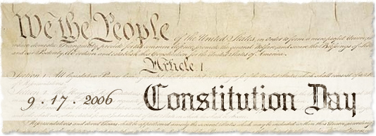 Constitution Day September 17, 2006