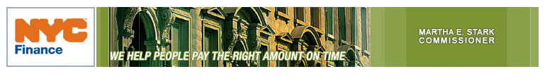 New York City Department of Finance - We Help People Pay the Right Amount on Time