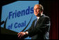 President George W. Bush delivers remarks at the 2008 Annual Meeting of the West Virginia Coal Association on Thursday, July 31, 2008 in White Sulphur Springs , W.Va. White House photo by Joyce N. Boghosian