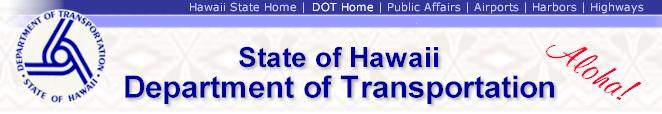 Department of Transportation Title Bar